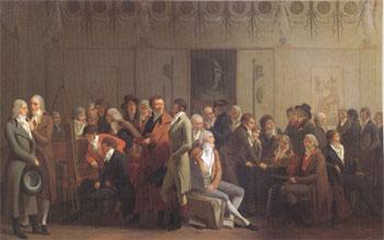 Louis Leopold  Boilly An Artists' Party in the Studio of Isabey (mk05)